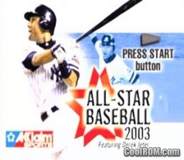 All-Star Baseball 2003 featuring Derek Jeter (EU) PS2 ISO