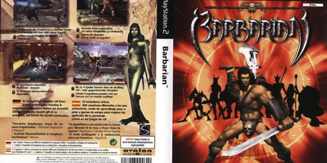 Barbarian (EU) (En Fr De Es It) PS2 ISO