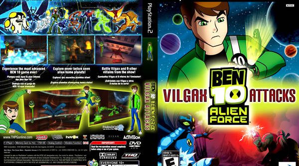 Ben 10 – Alien Force – Vilgax Attacks (USA) (En Fr Es) PS2 ISO