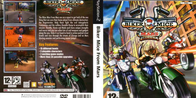Biker Mice from Mars (USA) (En Fr Es) PS2 ISO