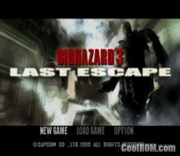 Biohazard 3 – Last Escape (JP) (v1.1) PS1 ISO