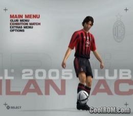 Club Football 2005 – AC Milan (EU) (En De It) PS2 ISO Club Football 2005 – AC Milan (EU) (En De It) PS2 ISO