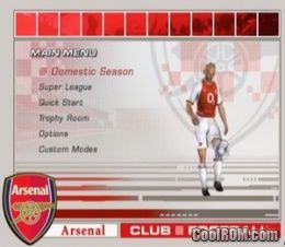 Club Football – Arsenal (EU) (En Fr De Nl) PS2 ISO