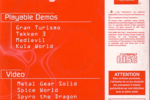 Demo One (Version 6) (E) [PBPX-95007] PS1 ISO