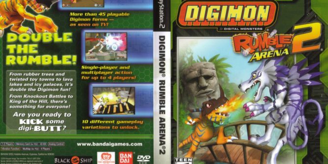 Digimon Rumble Arena 2 (USA) PS2 ISO