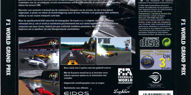 F1 World Grand Prix – 1999 Season (USA) (En Fr De Es It) PS1 ISO F1 World Grand Prix – 1999 Season (USA) (En Fr De Es It) PS1 ISO