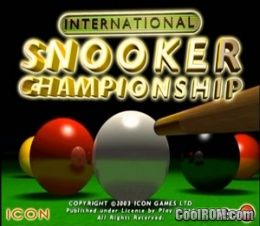 International Snooker Championship (EU) (En Fr De Es It) PS2 ISO