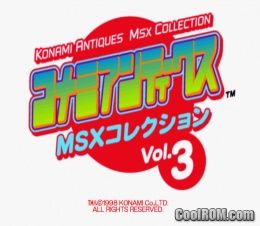 Konami Antiques – MSX Collection Vol. 3 (JP) PS1 ISO