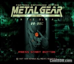 Metal Gear Solid – Integral (JP) (Disc 3) (VR-Disc) PS1 ISO