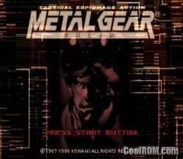 Metal Gear Solid (JP) (En Ja) (Disc 2) PS1 ISO Metal Gear Solid (JP) (En Ja) (Disc 2) PS1 ISO