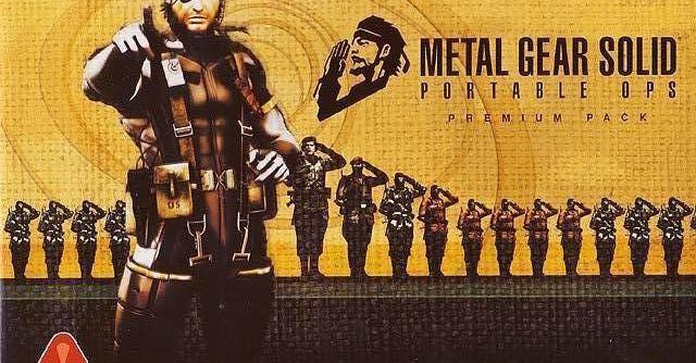 Metal Gear Solid Portable Ops Premium Pack JPN PSP ISO