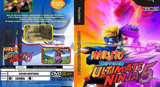 Naruto Shippuden – Ultimate Ninja 5 (EU) (En Fr De Es It) PS2 ISO