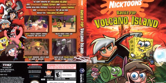 Nicktoons – Battle for Volcano Island (USA) PS2 ISO