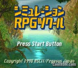 Simulation RPG Tkool (JP) PS1 ISO Simulation RPG Tkool (JP) PS1 ISO