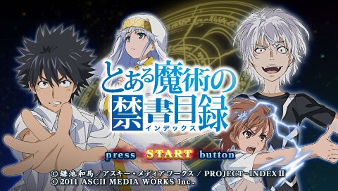 Toaru Majutsu no Index JPN PSP ISO